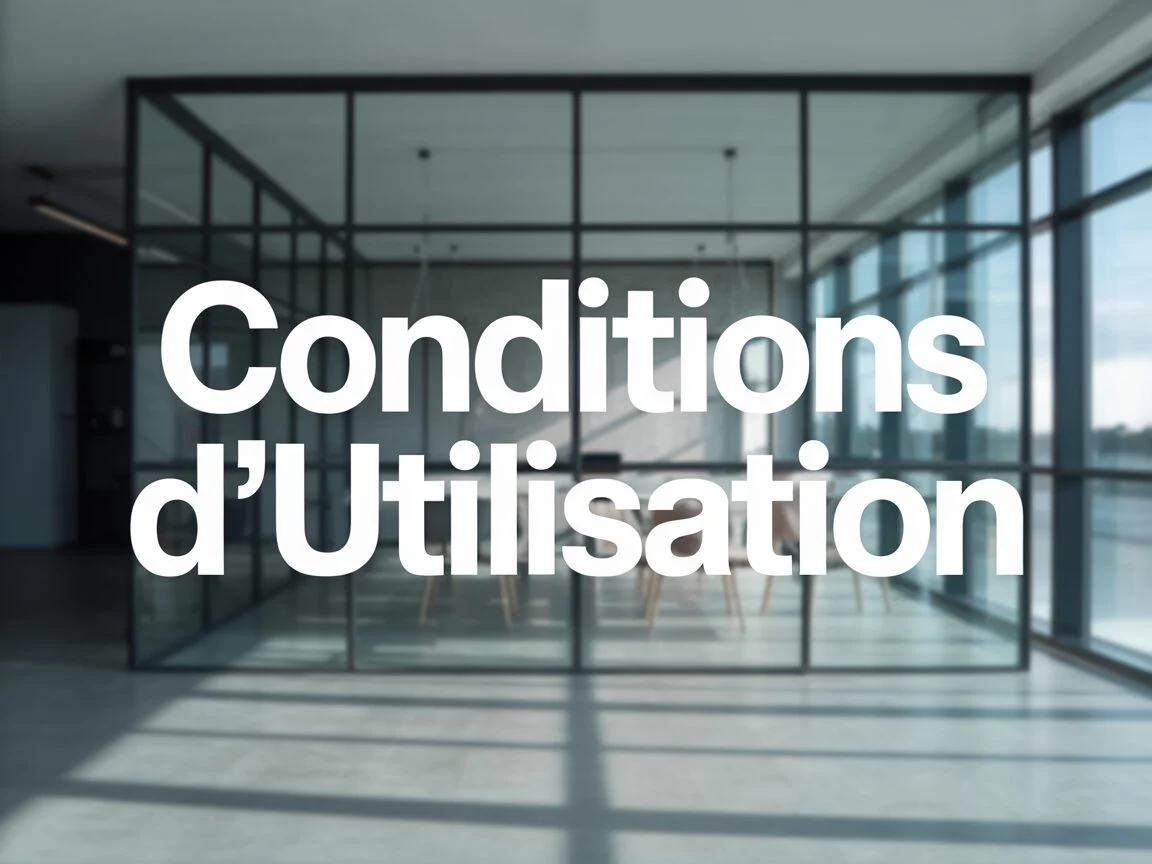 Conditions d&rsquo;utilisation