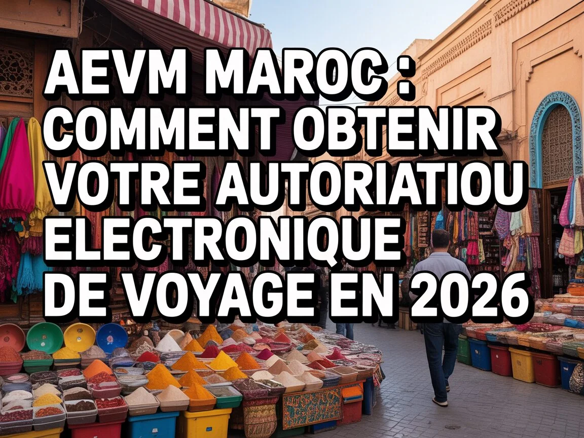 AEVM Maroc : comment obtenir votre autorisation électronique de voyage en 2026