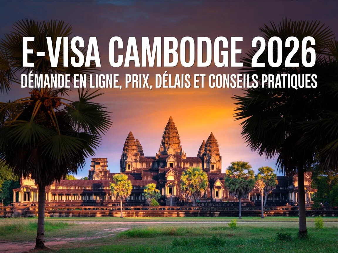 E-visa Cambodge 2026 : demande en ligne, prix, délais et conseils pratiques