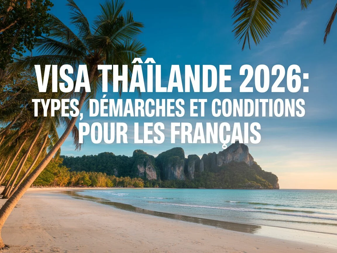Visa Thaïlande 2026 : types, démarches et conditions pour les Français