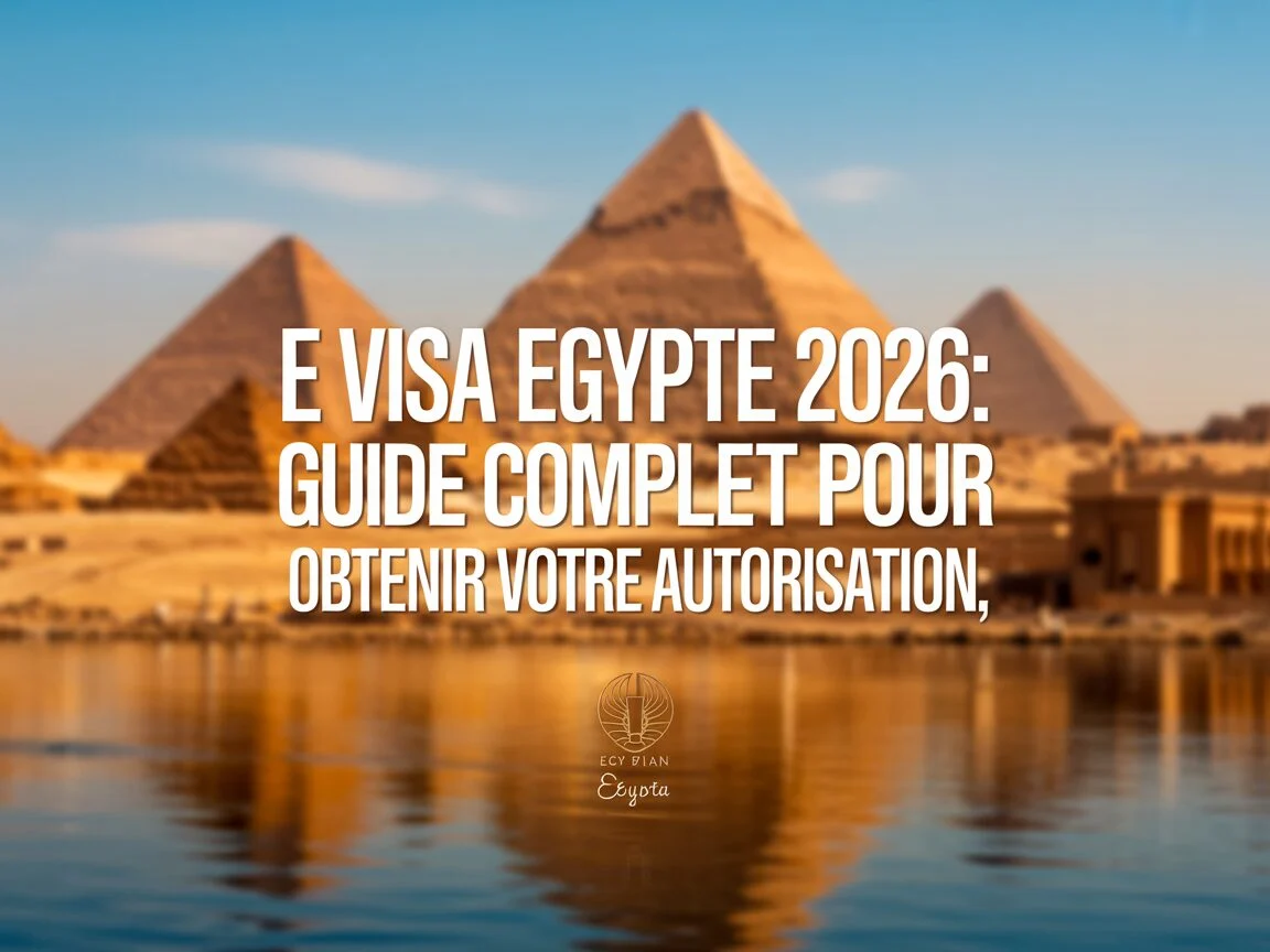 e visa egypte 2026 : guide complet pour obtenir votre autorisation